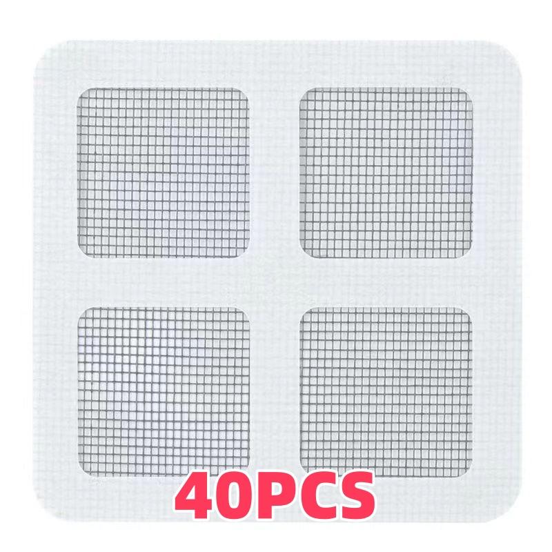 10pcsDisposable Hair Catchers for Shower Mesh Shower Drain Covers-Floor Sink Strainer Filter Mesh Stickers Bathroom Accessories