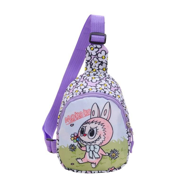 Printed Crossbody Shoulder Chest Bags Children Cartoon Gifts Outdoor