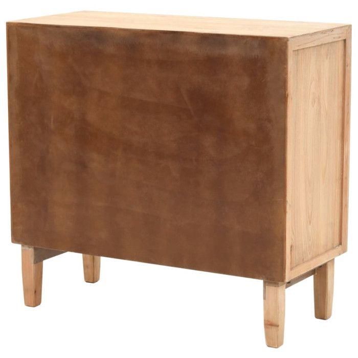 VidaXL Armoire à tiroirs bois de sapin massif 80 x 36 x 75 cm 245778