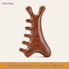 Red Sandalwood Scalp Massage Comb for Gua Sha Therapy and Beauty.