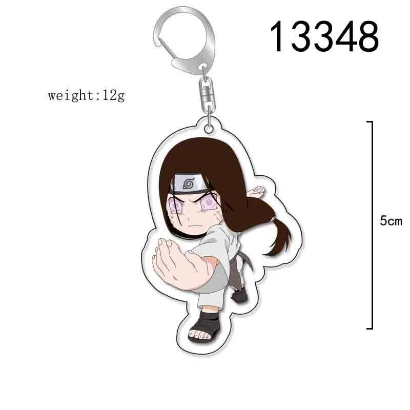 Anime Naruto Akryl nyckelring tillbehör Uzumaki Naruto Tecknad nyckelring