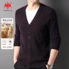 KaiKai Men's 100% Pure Cashmere V-Neck Cardigan