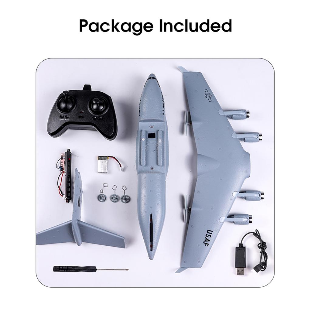 RC Airplane F-22 Raptor Ready To Fly - 2.4GHz Remote, 2CH With Gyro, Easy For Kids & Beginners