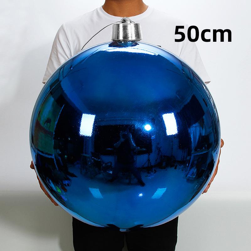 Large and Small Shiny Christmas Ball Tree Decorations