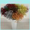 Realistic Plastic Gypsophila Wedding Bouquet Simulation Flower For Bridal Party Home Staging