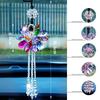 AAGWW Car Decoration, Interior Decoration, Gift, Crystal Pendant, Creative Rearview Mirror Pendant (Colorful Rainbow Design, 1 Piece)