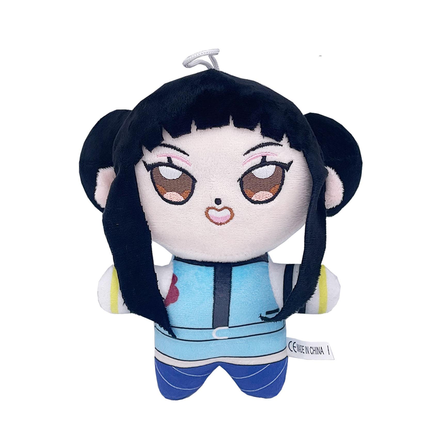 Nieuwe Anime Jagers Pluche Schattige Paarse Tijger Zwarte Hoed Ekster Met 3 Ogen Monster Jacht Meisjesgroep Knuffel Voor Fans Cadeaus white
