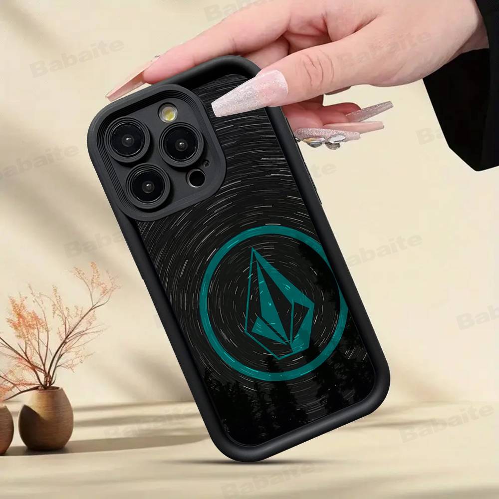 V-Volcom LOGO Fashion Phone Case For IPhone 17 16 15 14 13 12 11 Pro Max Anti Drop Soft Cover