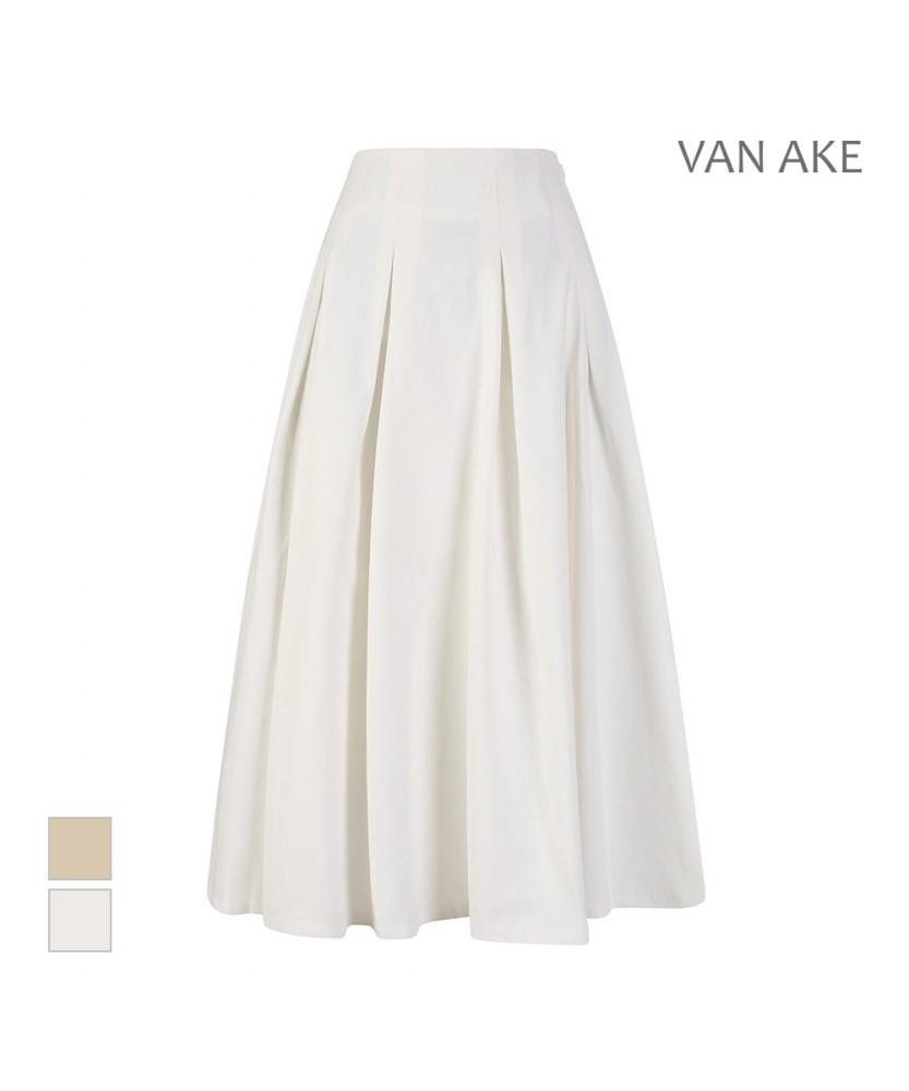 VANAKE Pleated Back Elastic Skirt_Vb44Skq304Z