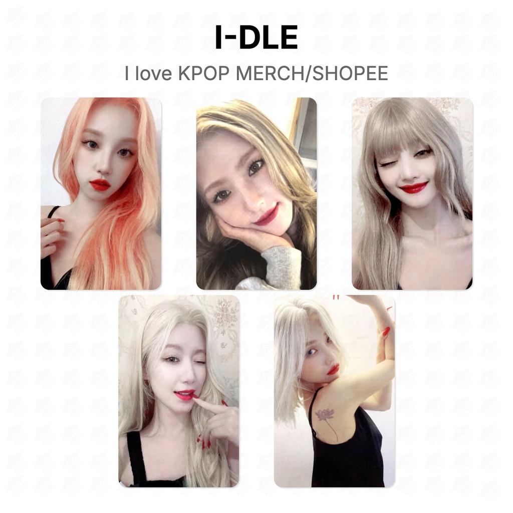 I-DLE אני אוהב/ת KPOP MERCH/SHOPEE קארד צילום רשמי