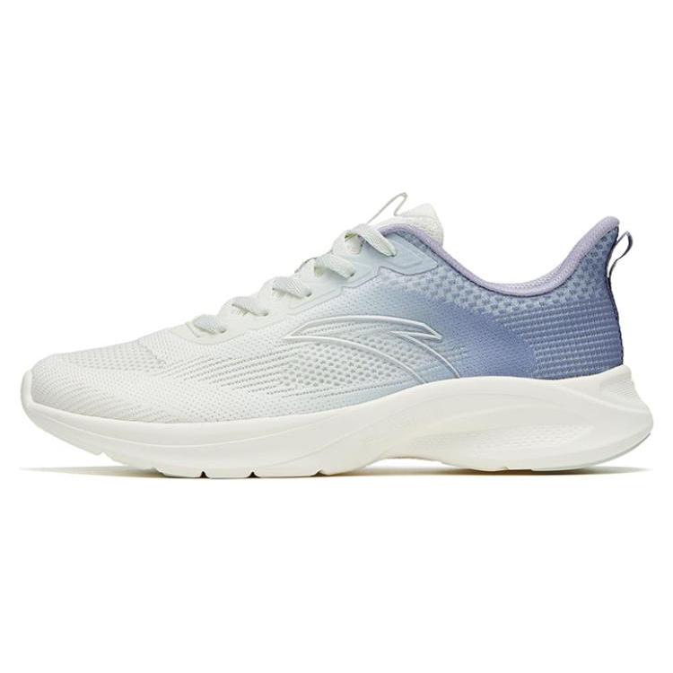 New Anta Low Top Running Shoes Women's White Dark Blue 122325576-4