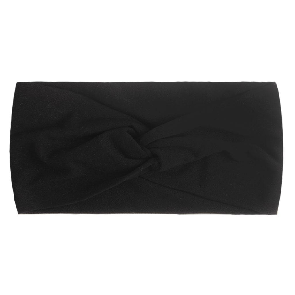 Children's Solid Color Knotted Nylon Headbands: 28 Colors Available