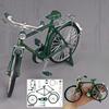 DIY Retro Bicycle Model Ornament, Creative 1:10 Simulation Mini Alloy Bicycle Model Scale Kit