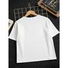 European Sizes Boys' Creative T-Shirt Featuring a Baseball Bat Star Design, Made of Comfortable, Perfect for Casual Wear In The Summer