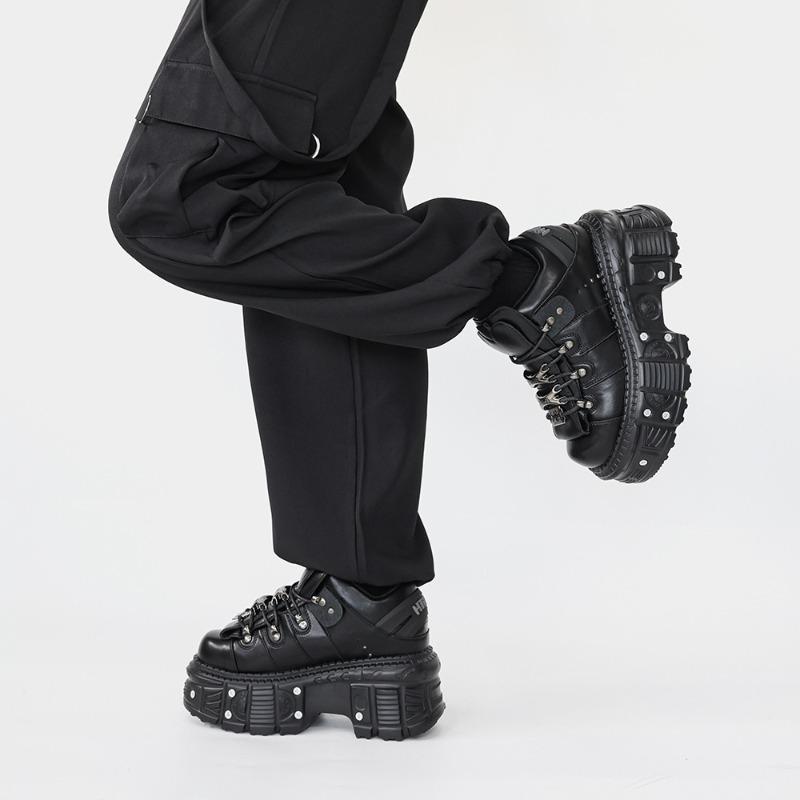 Gothic Punk Platform Boots for Women Chunky Sole Dark Style Heavy Metal Faion Boots Wholesale Direct Supply
