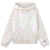 Champion Girls' Rainbow Laser Zipper Hooded Jacket
