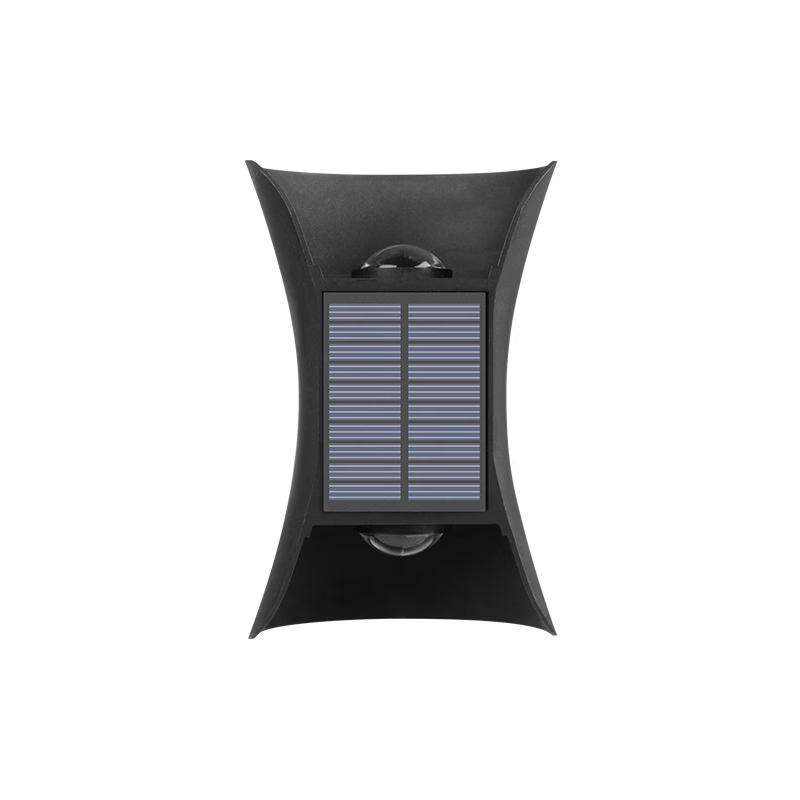 Lishi Solar Outdoor Wall Sconce with Dual Color LED