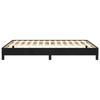 Bed Frame Without Mattress Black 140x190 Cm Velvet