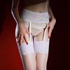 Kiss red lip lace suspender fake two-piece stockings pantyhose aurora ultra-thin d oily one black silk suspender socks
