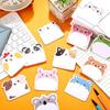 Cute Cat Shaped Reusable Sticky Notes