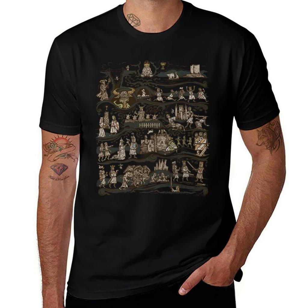 The Caerbannog Tapestry Tshirt Unisex T Shirts Graphic T Shirt Unisex Luxury Funny T Shirts Cotton Tshirt