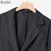 ZANZEA Women Cardigan Blouse and Pants Casual Two Piece Suit Sets