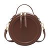 Luxury Small Round Design Crossbody Bags for Women 2021 New Trend Vintage Pu Leather Shoulder Handbags Brand Female Casual Bag