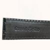 Used Grand Seiko Grand Seiko Leather Belt Replacement Belt Dark Navy with Deployant Clasp Watch Strap