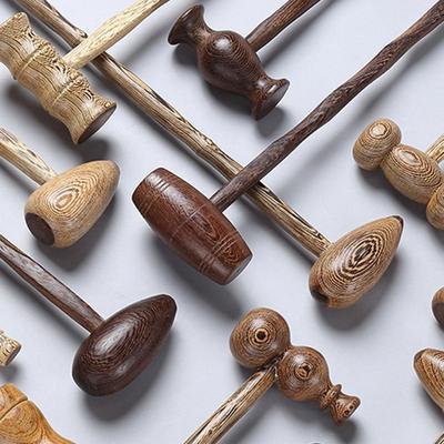 Wing Wood Wooden Massager Stick Gourd Shape Meridian Clap Board Back Massage Hammer Relax Shoulder Neck Acupoint Beating
