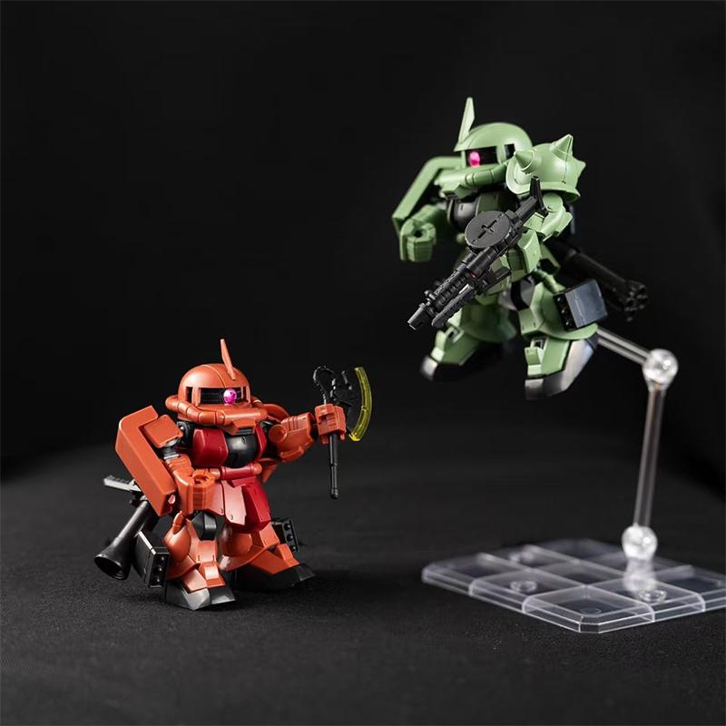 Mengshan Model Sdcs Mass Production Type Green Red Zaku2 Action Figure Model Gift Toy Collectibles