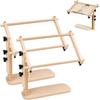 Portable Embroidery Stand Adjustable Angle Cross Stitch Stand Scroll Frame Holder  Tapestry Work