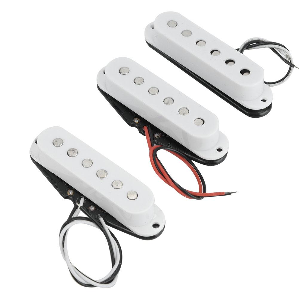 3Pcs Pickup Set Neck Single Coil Pickups for Electric Guitar Parts Replacement