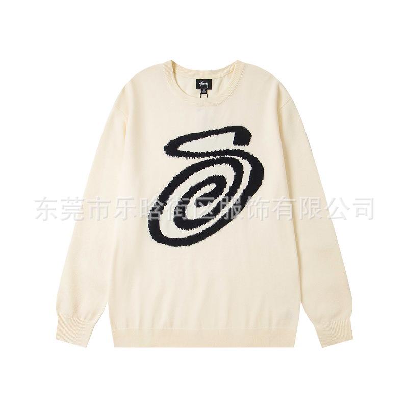 European-American Autumn 2026 Retro Waffle Knit Logo T-Shirt