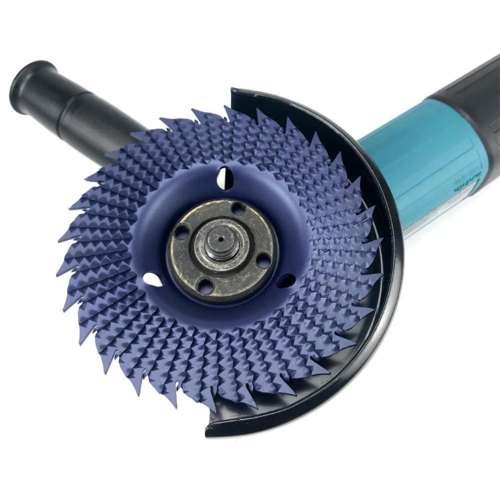 Slipeskive av vinkelsliper 22 mm boring Rund tre Vinkelslipeskive Slipemiddel DIY Trebearbeidingsverktøy Utskjæringsroterende verktøy