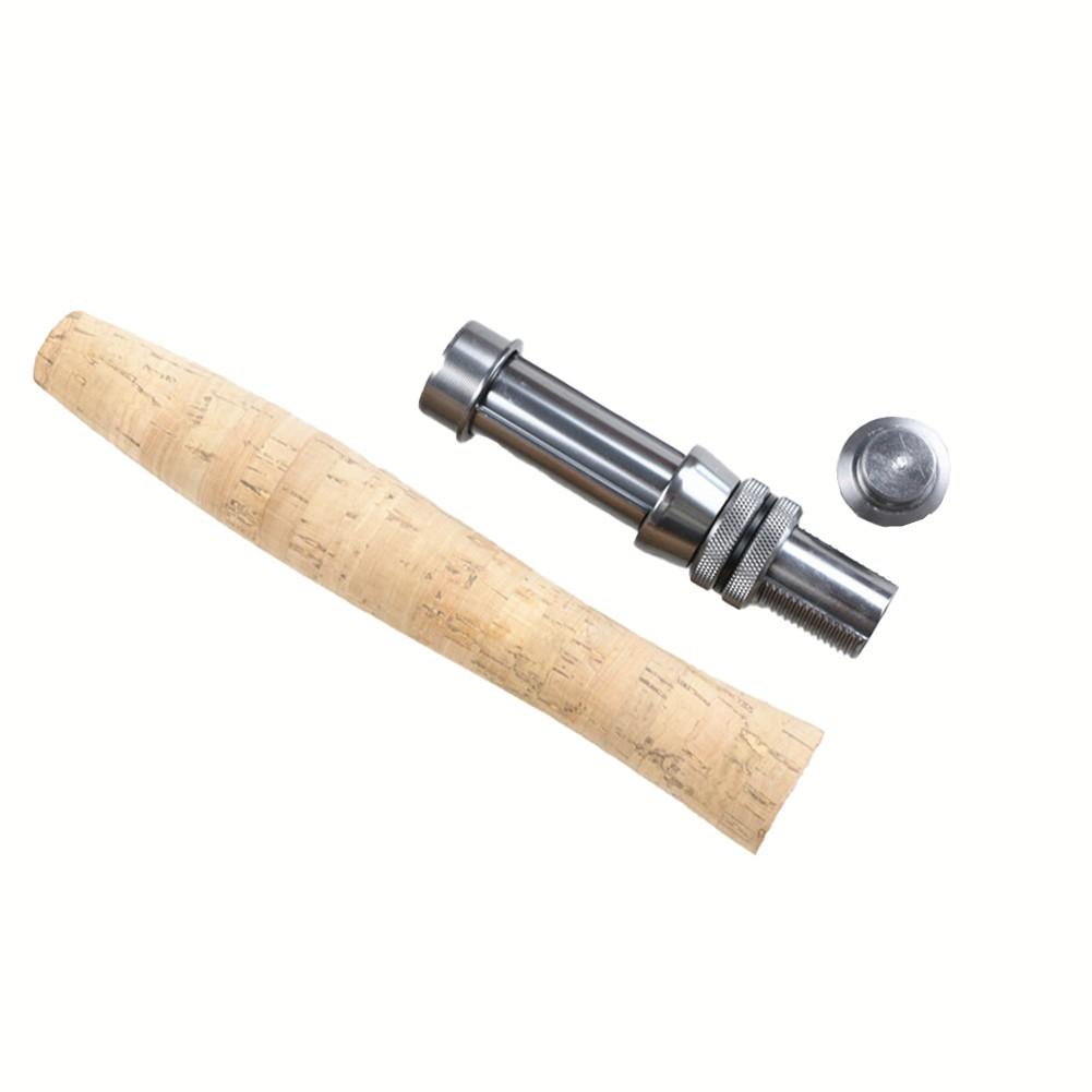 Cork Fly Rod Handle Grip Set with Adjustable Reel Seat for Custom Builds