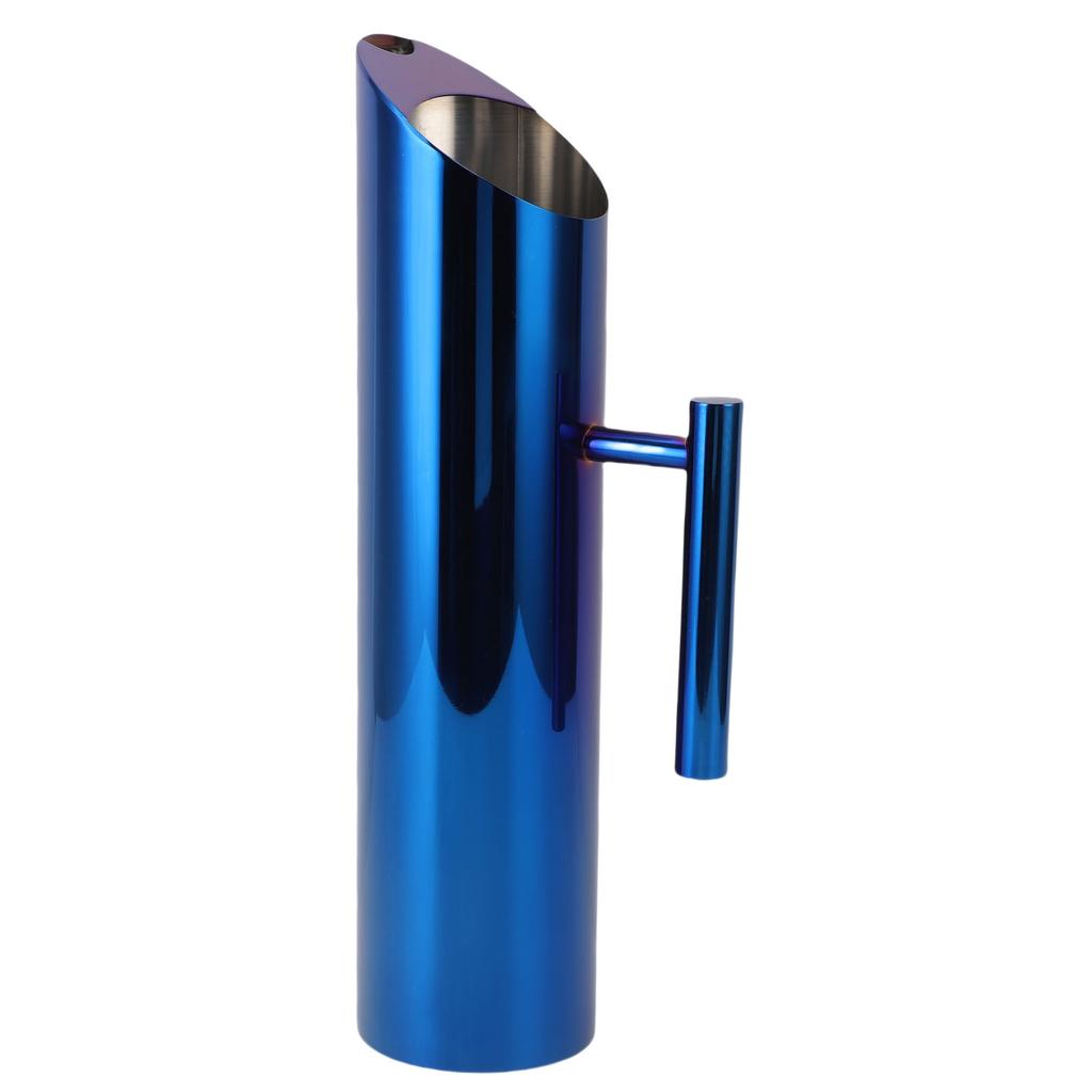 Stainless Steel Water Pitcher with Ice Guard 2L Metal Drink Pitcher Beverage Container with Handle for Iced and Hot Tea