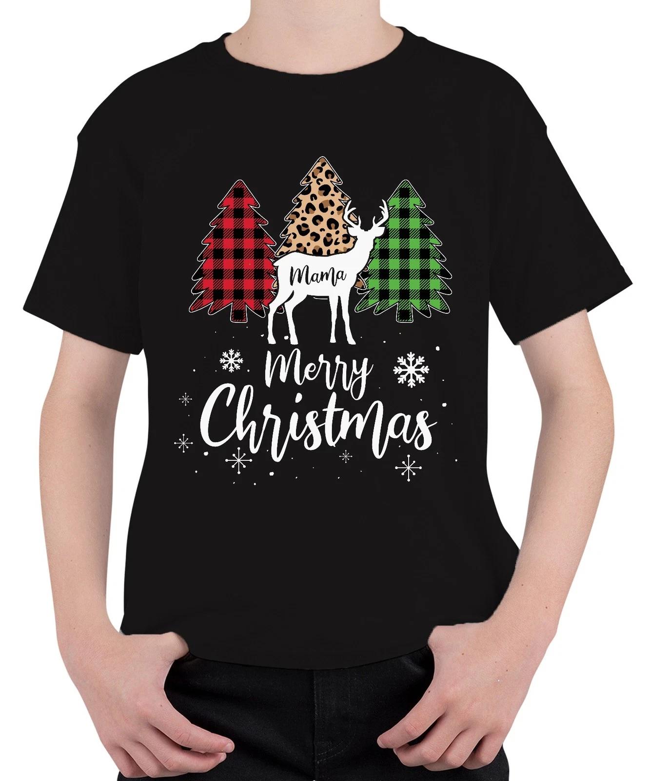 Merry Christmas Mama Rentier Kariert - Weihnachten Weihnachtsgeschenk Christmas S