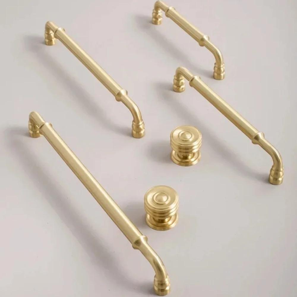 Gold Cabinet Door Knob Handle Desk Drawer Pulls Modern Shoe Cabinets Knobs Furniture Hardware Kitchen Accessories