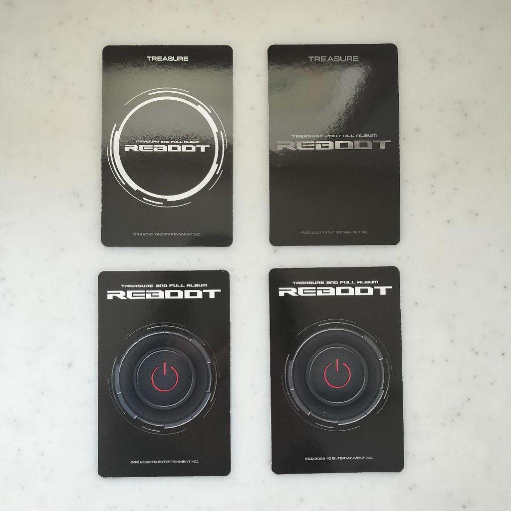 [USED] TREASURE “REBOOT” PHOTOBOOK Black Ver.