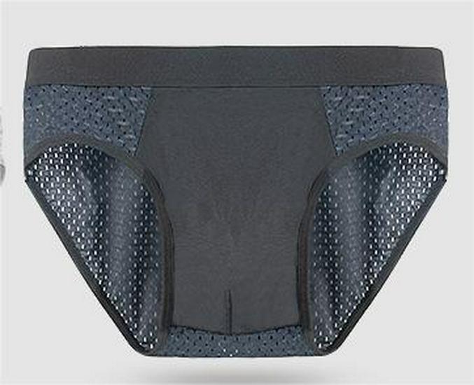 Men's Breathable Ice Silk Mesh Triangle Briefs - Summer Modal Style