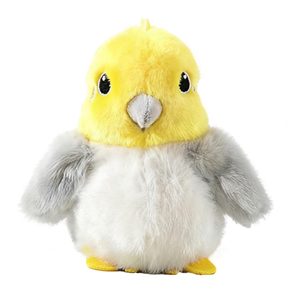 Cat Toy Electric Birds Rechargeable Plush Chirping Birds Flapping Wings Interactive Cat Toy for Indoor Outdoor Toy
