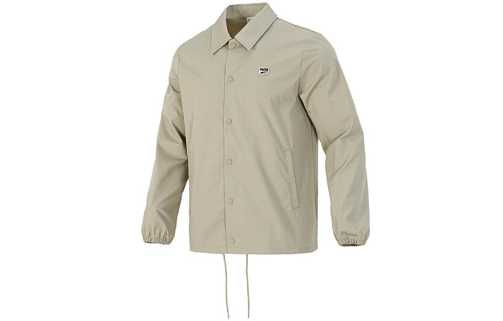 PUMA Jackets Men's Khaki Lapel Moderate Other 532172-42