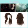 Bellatrix Lestrange Anime Pruik Kort Haar Natuurlijke Matte Afwerking Hittebestendig