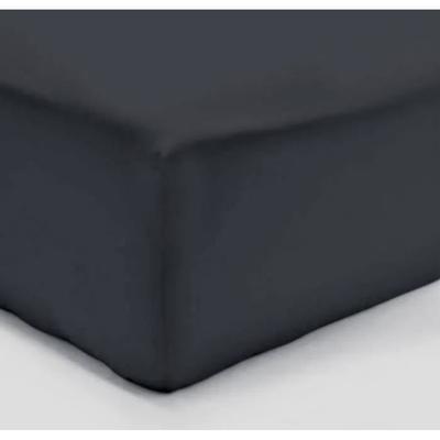 Fitted Sheet - Cotton - 90x190 Cm - Large Bonnet - Anthracite - 57 Threads/cm2