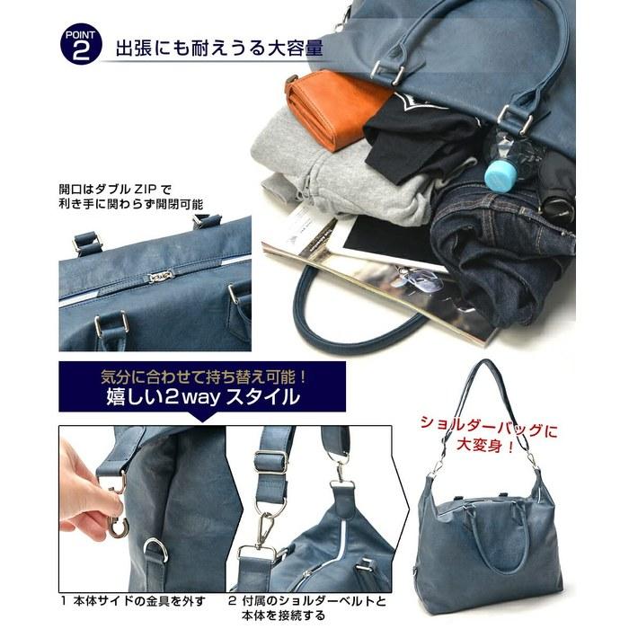 [Transit Gate] G1 Boston Bag TGB7058 Navy One Size