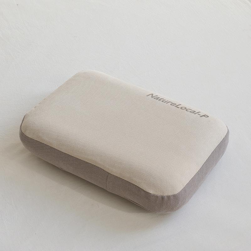 Memory cotton square pillow outdoor camping nap pillow convenient 3D fast rebound comfortable silent neck pillow