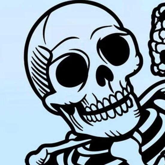 Vyhlížející kostra Zahrada Znamení Kovová silueta kostry Dekorace Zahrada Halloweenská dekorace Znamení kostry pro strašidelnou zahradu Veranda Strom Plotový sloupek