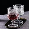 6pcsx34/45ML Lead Free European Design Chinese Old Fashioned Shot Glasses for Liquor Vodka Spirit Drinkware