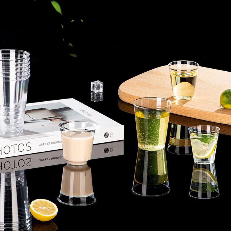 WOLSGIN Thickened Disposable Plastic Cups