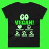 Go Vegan Compassion Nonviolence For The Animals For The People For The Planet Womens Tee T Shirt Mens Tops Unisex Top
